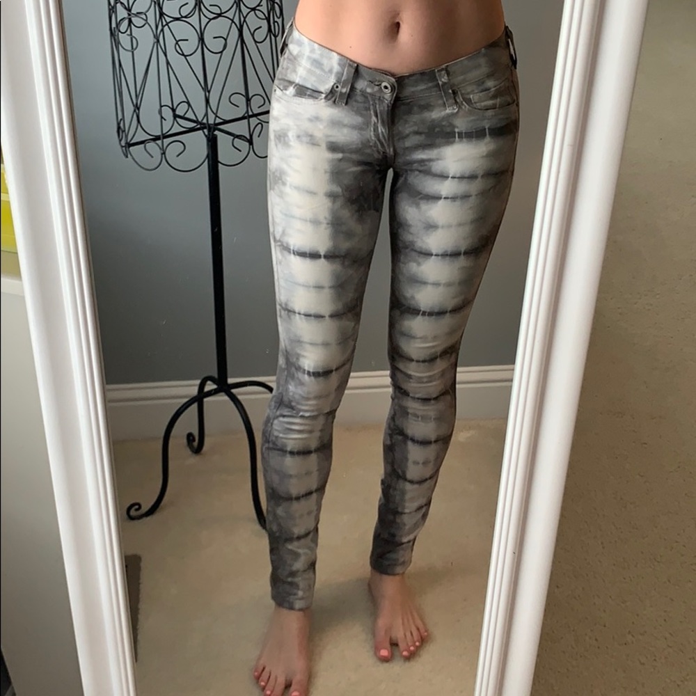 Lucky Brand Tie-Dye Skinny Jeans